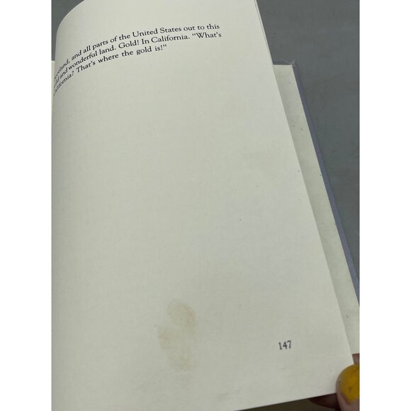 the California gold rush hardcover book landmark books by May McNeer 1950 Read - Picture 6 of 11